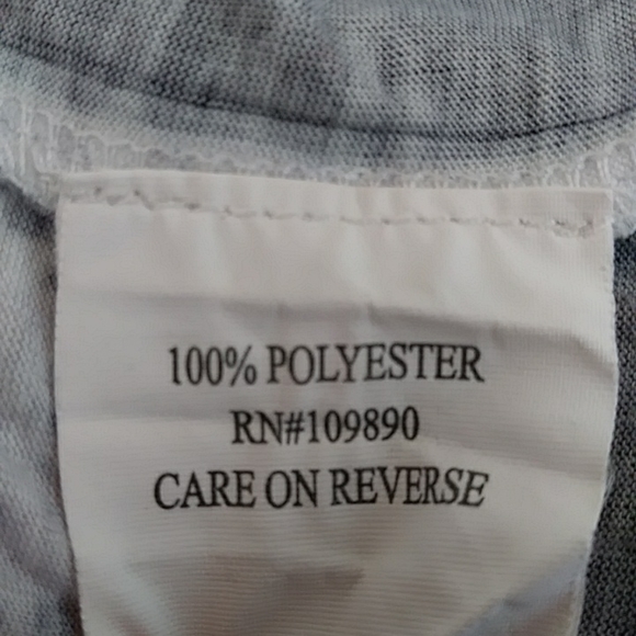 Seven 7 Heathered Glitter Open Sleeve Top S Gray - Picture 3 of 13